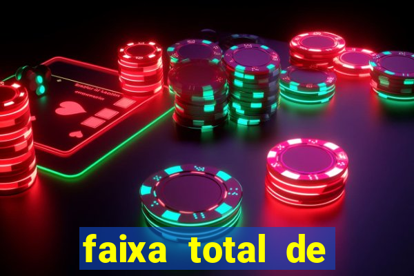 faixa total de gols 2 3 o que significa