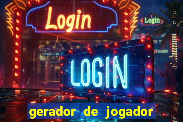 gerador de jogador de futebol