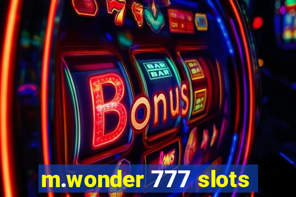 m.wonder 777 slots