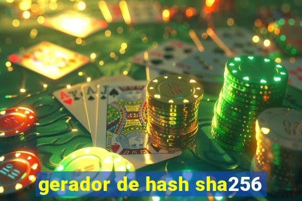 gerador de hash sha256
