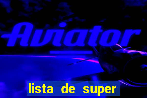 lista de super herois de a a z