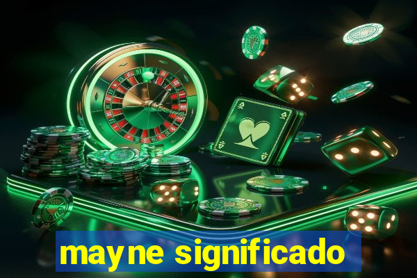 mayne significado