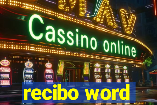 recibo word