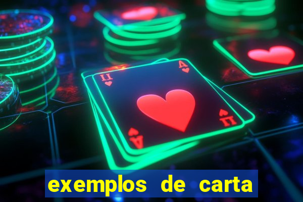 exemplos de carta do leitor