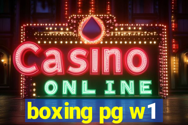 boxing pg w1