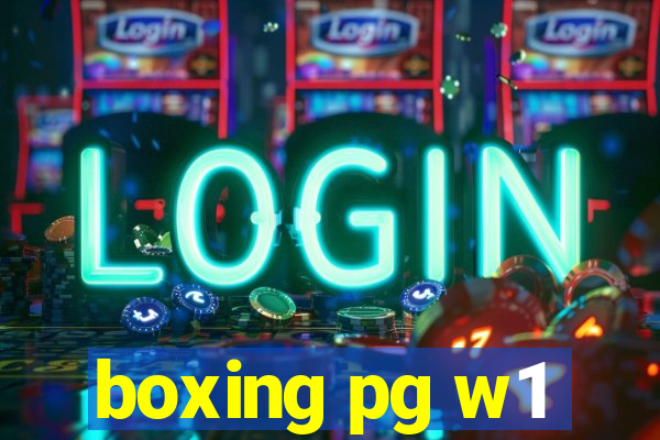 boxing pg w1