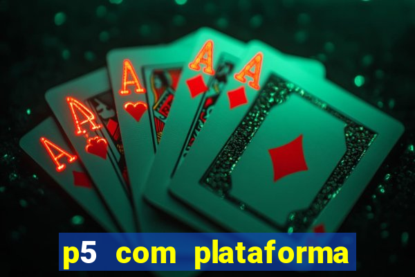 p5 com plataforma de jogos