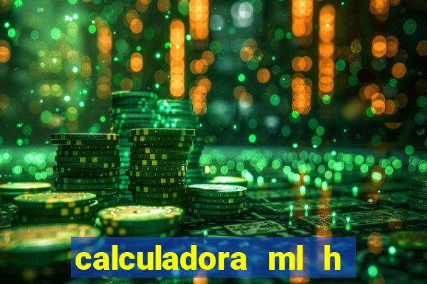 calculadora ml h para mcg kg min
