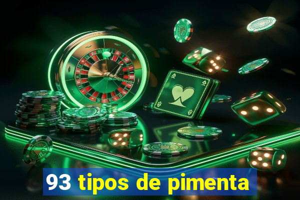 93 tipos de pimenta