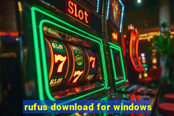 rufus download for windows
