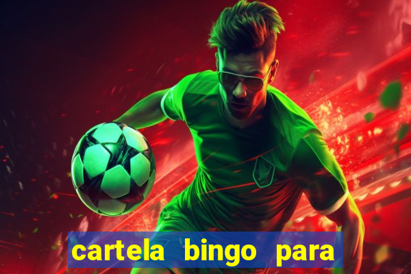 cartela bingo para cha de cozinha imprimir gratis