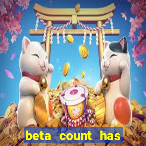 beta count has changed pt br