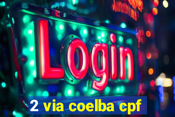 2 via coelba cpf
