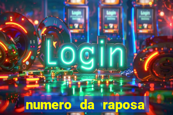 numero da raposa jogo do bicho