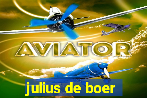 julius de boer