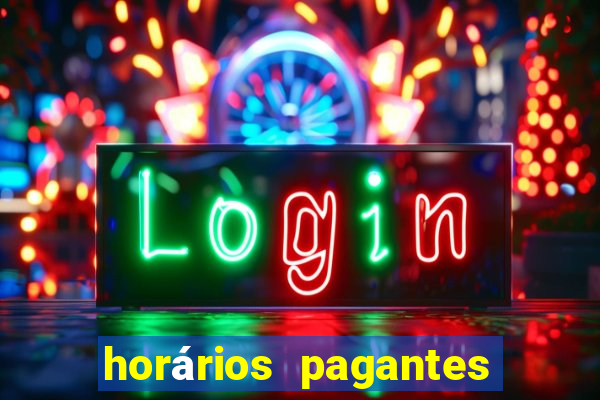 horários pagantes fortune rabbit hoje