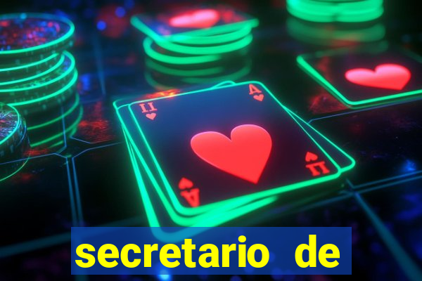 secretario de esporte salario