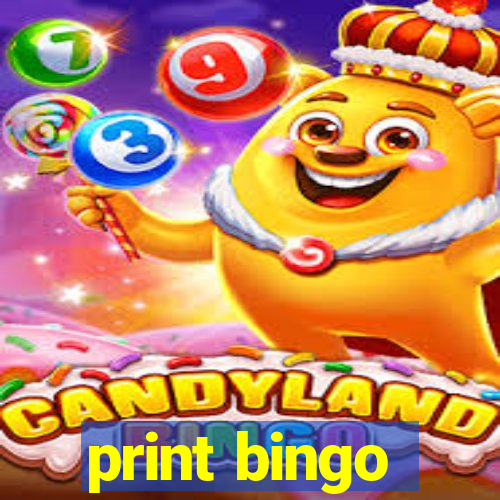 print bingo