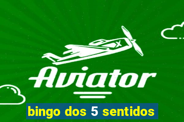 bingo dos 5 sentidos