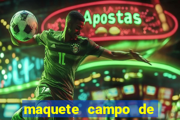 maquete campo de futebol (isopor)