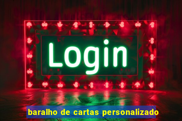 baralho de cartas personalizado