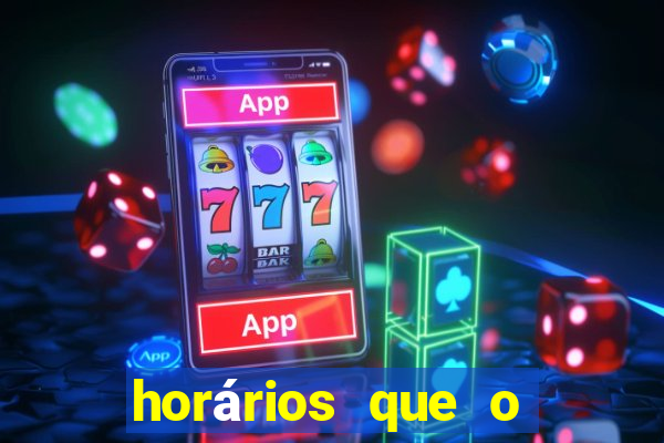 horários que o fortune dragon paga