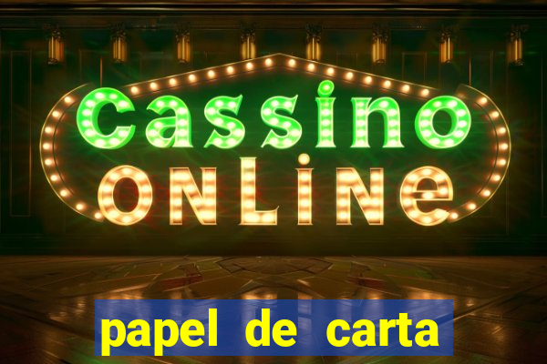 papel de carta masculino para imprimir