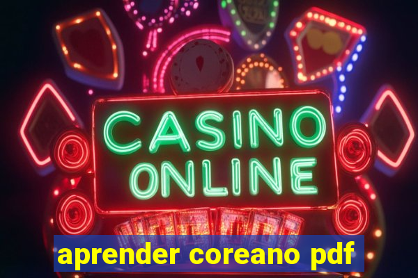 aprender coreano pdf