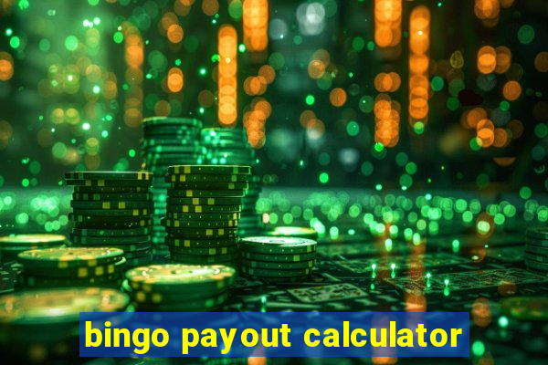bingo payout calculator