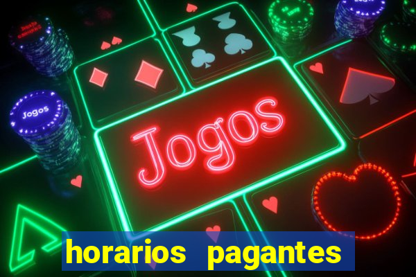 horarios pagantes fortune dragon
