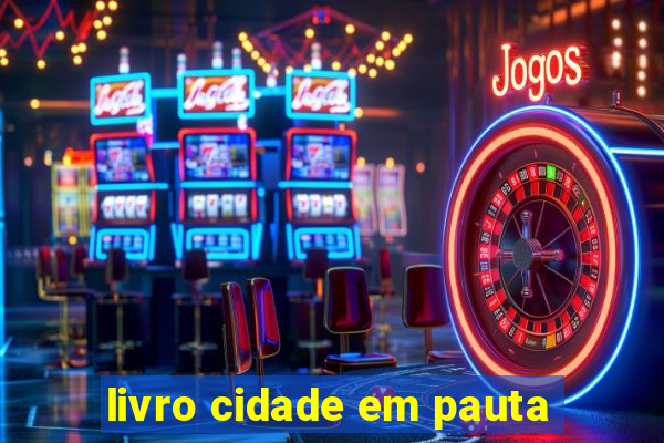 livro cidade em pauta