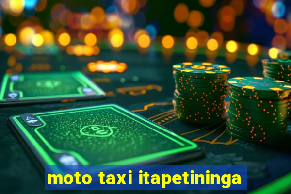 moto taxi itapetininga