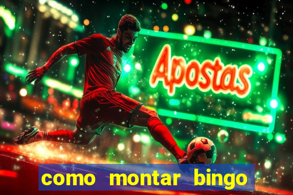 como montar bingo brinquedos toia
