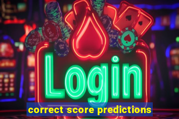 correct score predictions