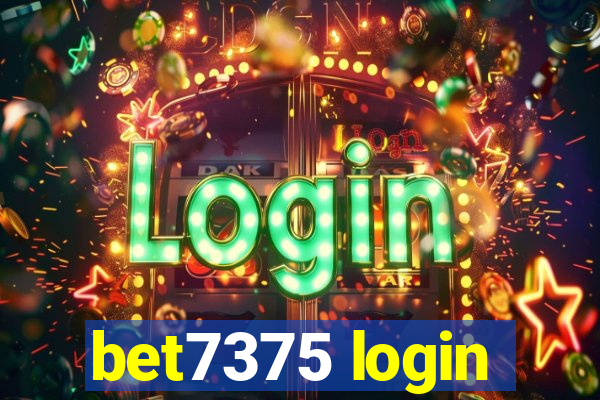 bet7375 login