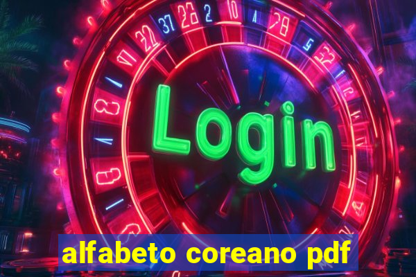 alfabeto coreano pdf