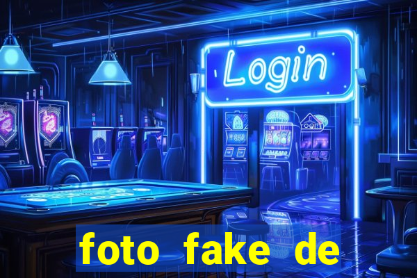 foto fake de mulher no espelho