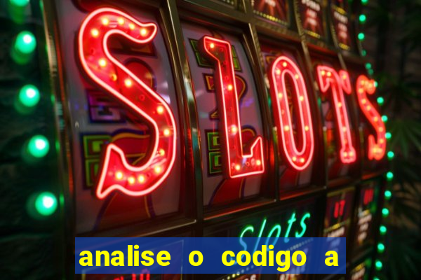 analise o codigo a seguir 1 import javax.swing.joptionpane