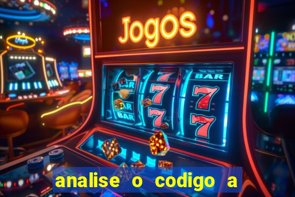 analise o codigo a seguir 1 import javax.swing.joptionpane