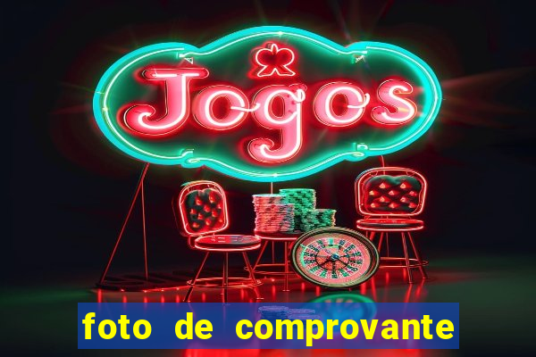 foto de comprovante de pix falso