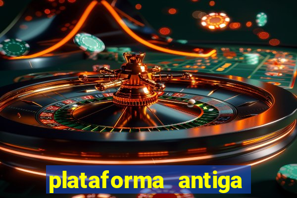 plataforma antiga de jogos