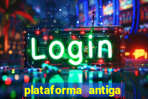 plataforma antiga de jogos