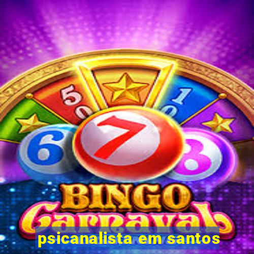 psicanalista em santos