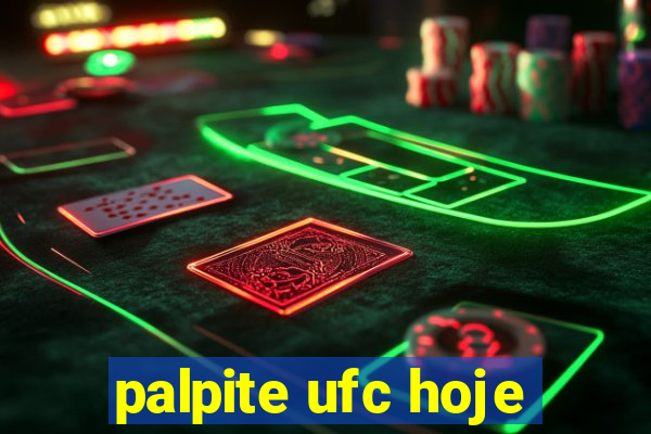 palpite ufc hoje