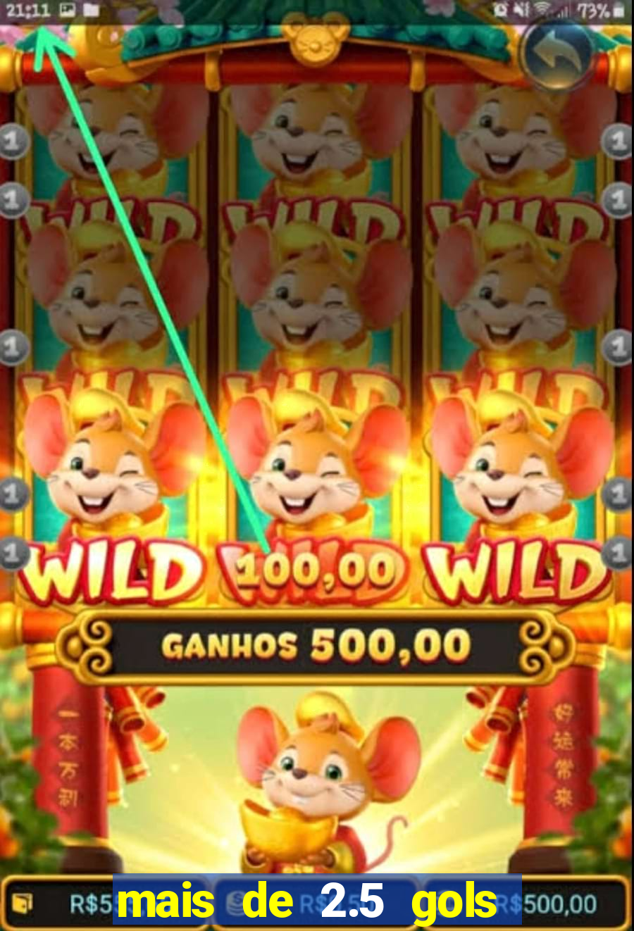 mais de 2.5 gols o que significa