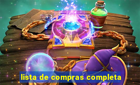 lista de compras completa