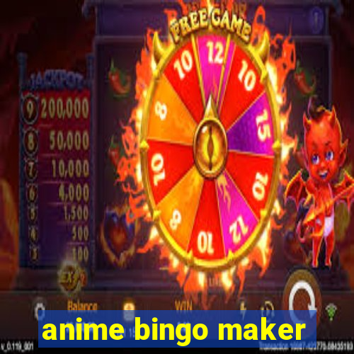 anime bingo maker