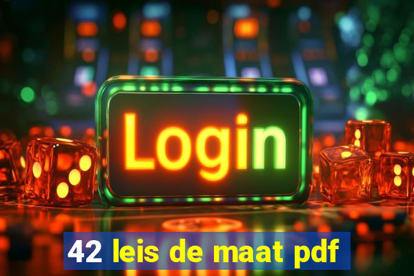 42 leis de maat pdf