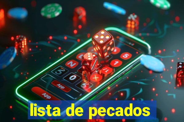 lista de pecados