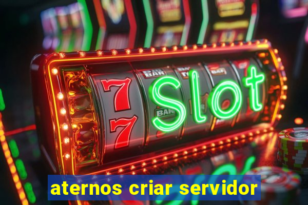 aternos criar servidor